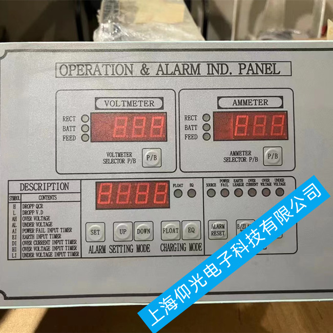 DESCRIPTION  OPERATION & ALARM IND.PANELϵyS